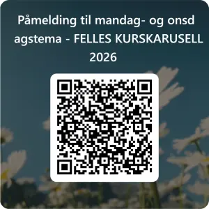 QR-kode for påmelding